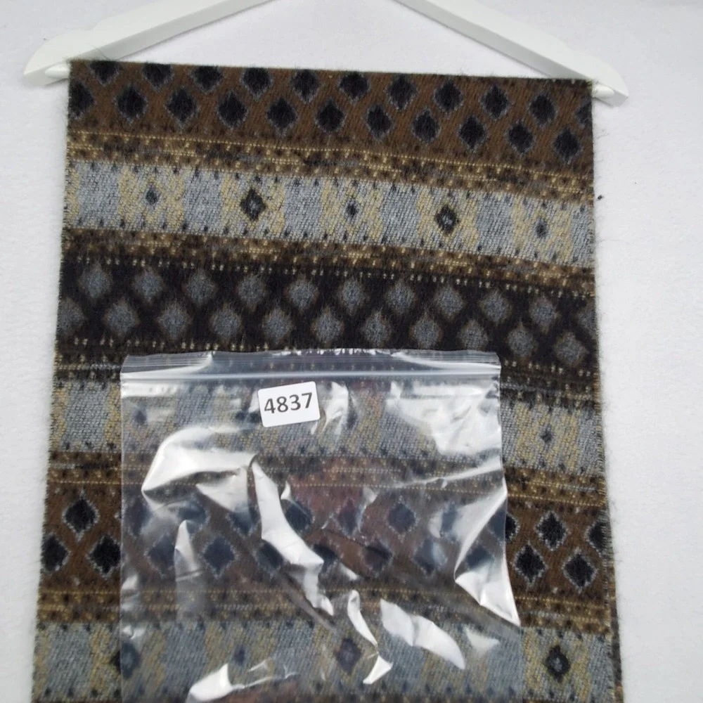 Berkshire Italy Reversible Scarf Women's Multicolor Geometric Fringed‎ Trim